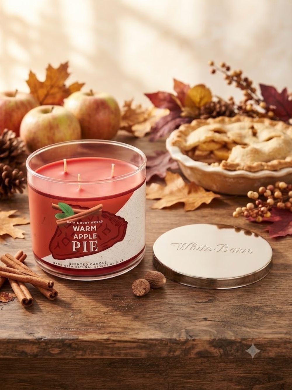 🍎 🥧 Warm Apple Pie 3-Wick Candle
